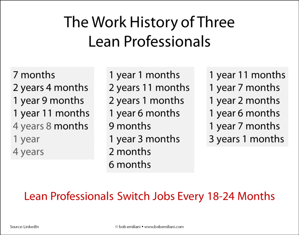 Lean Pro Work History 1