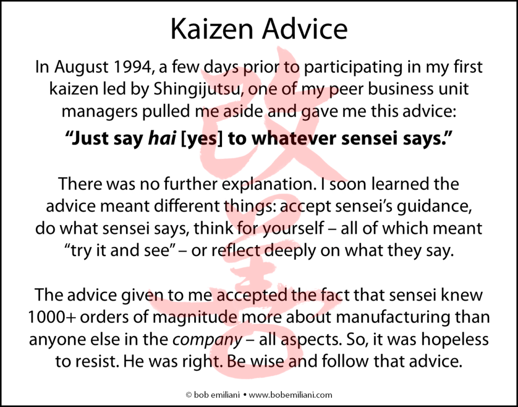 Kaizen Advice 2