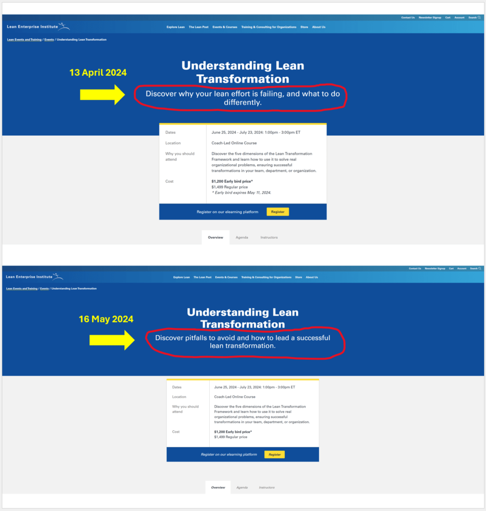 The Lean Enterprise Institute’s Deception