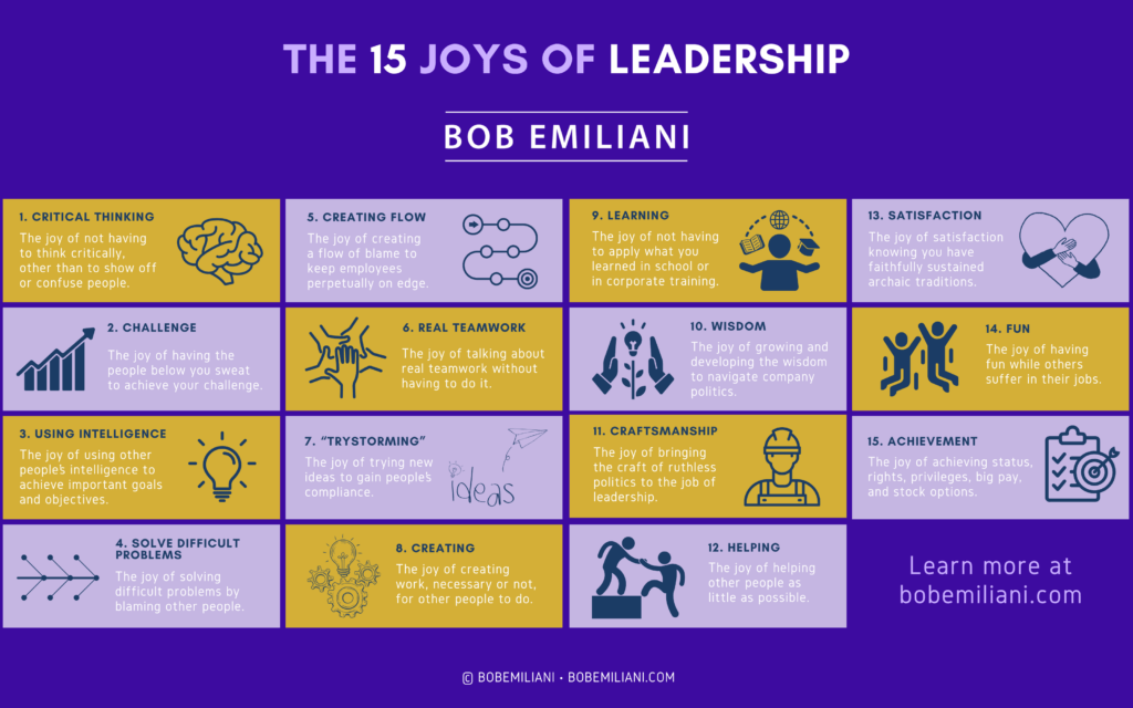 The 15 Joys of Leadership